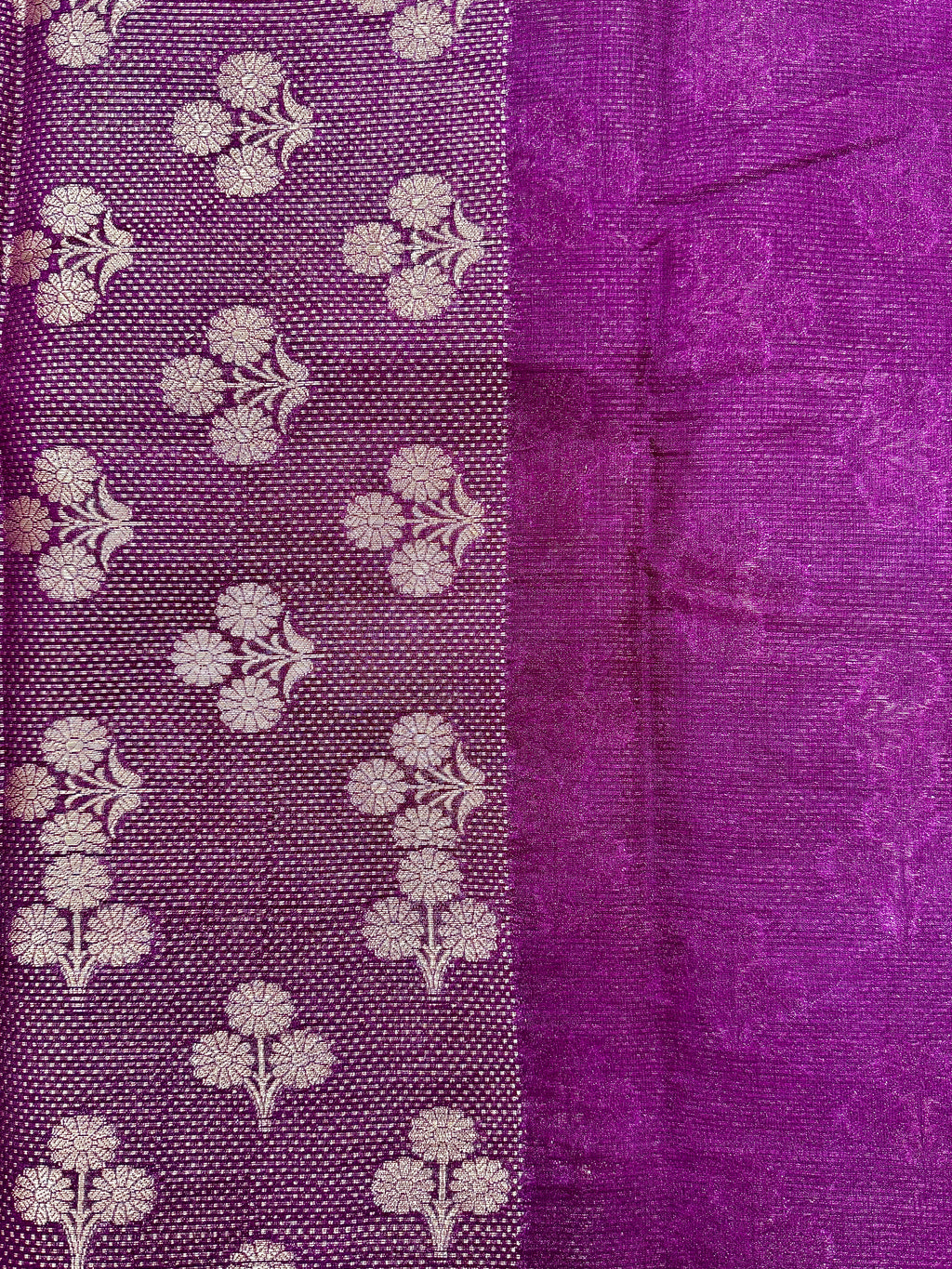 Raw Linen Woven Saree