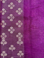 Raw Linen Woven Saree