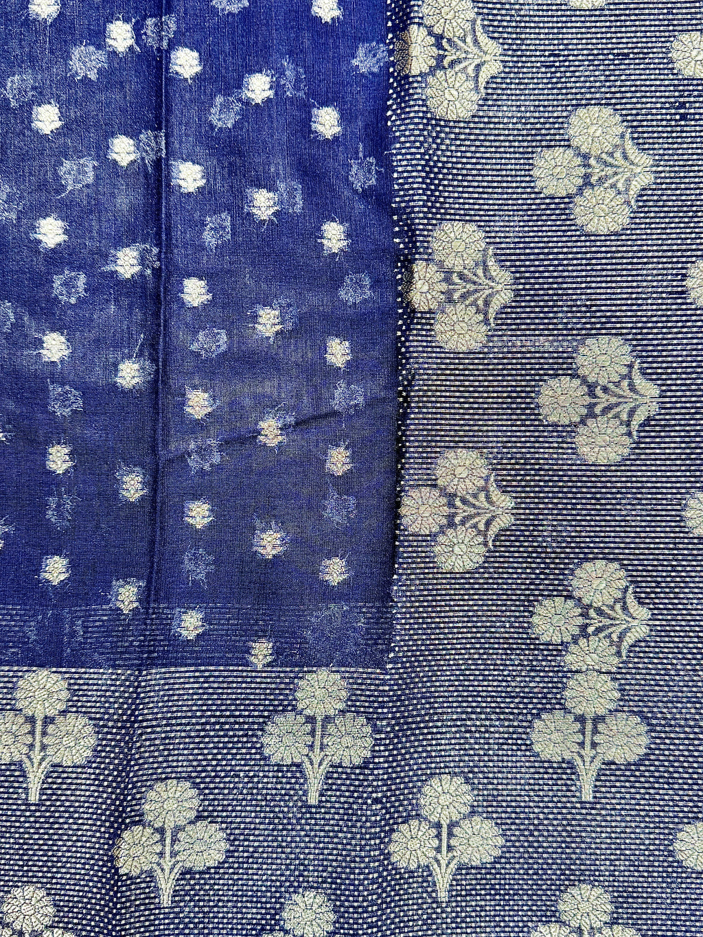 Raw Linen Woven Saree
