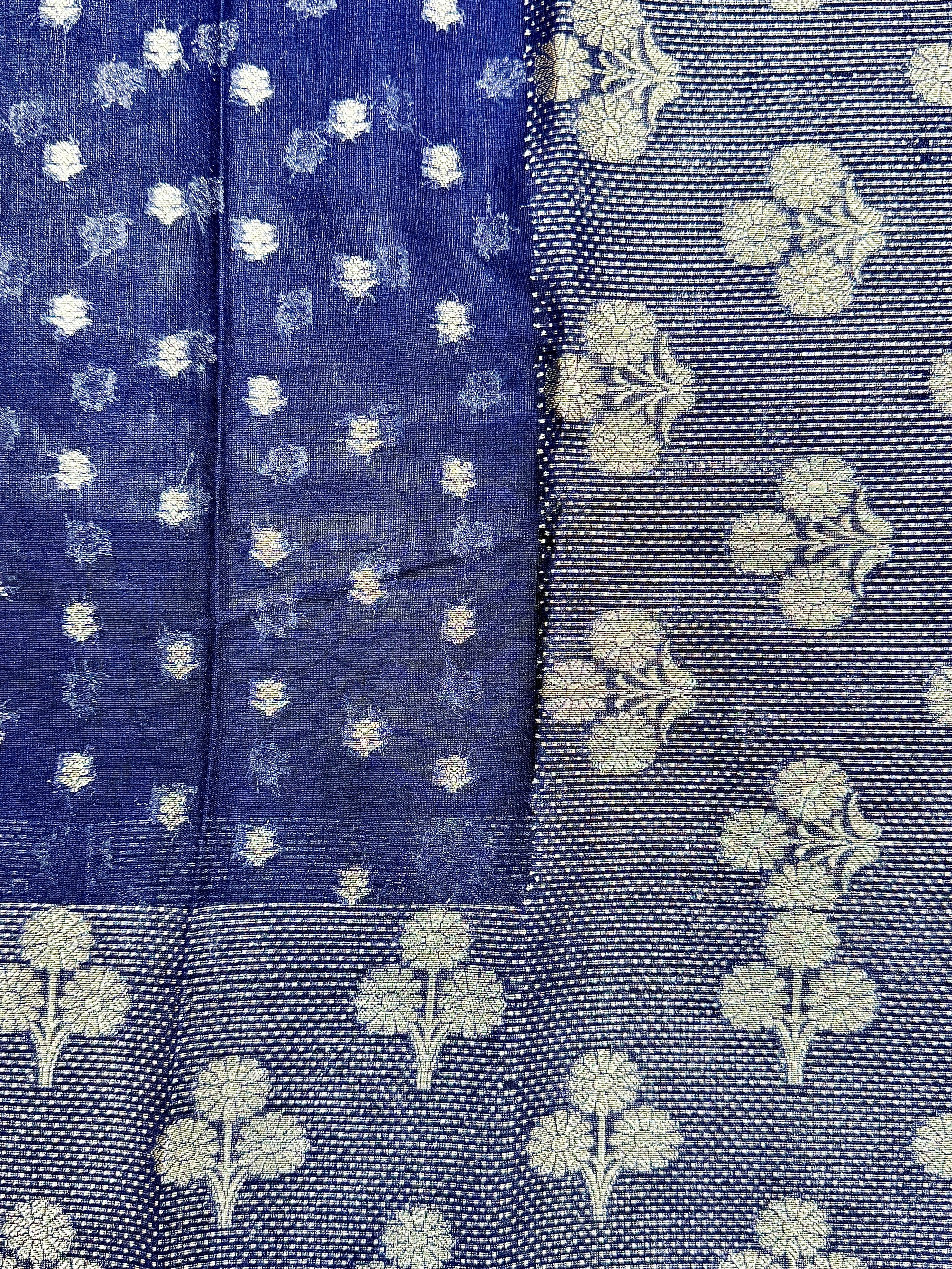 Raw Linen Woven Saree