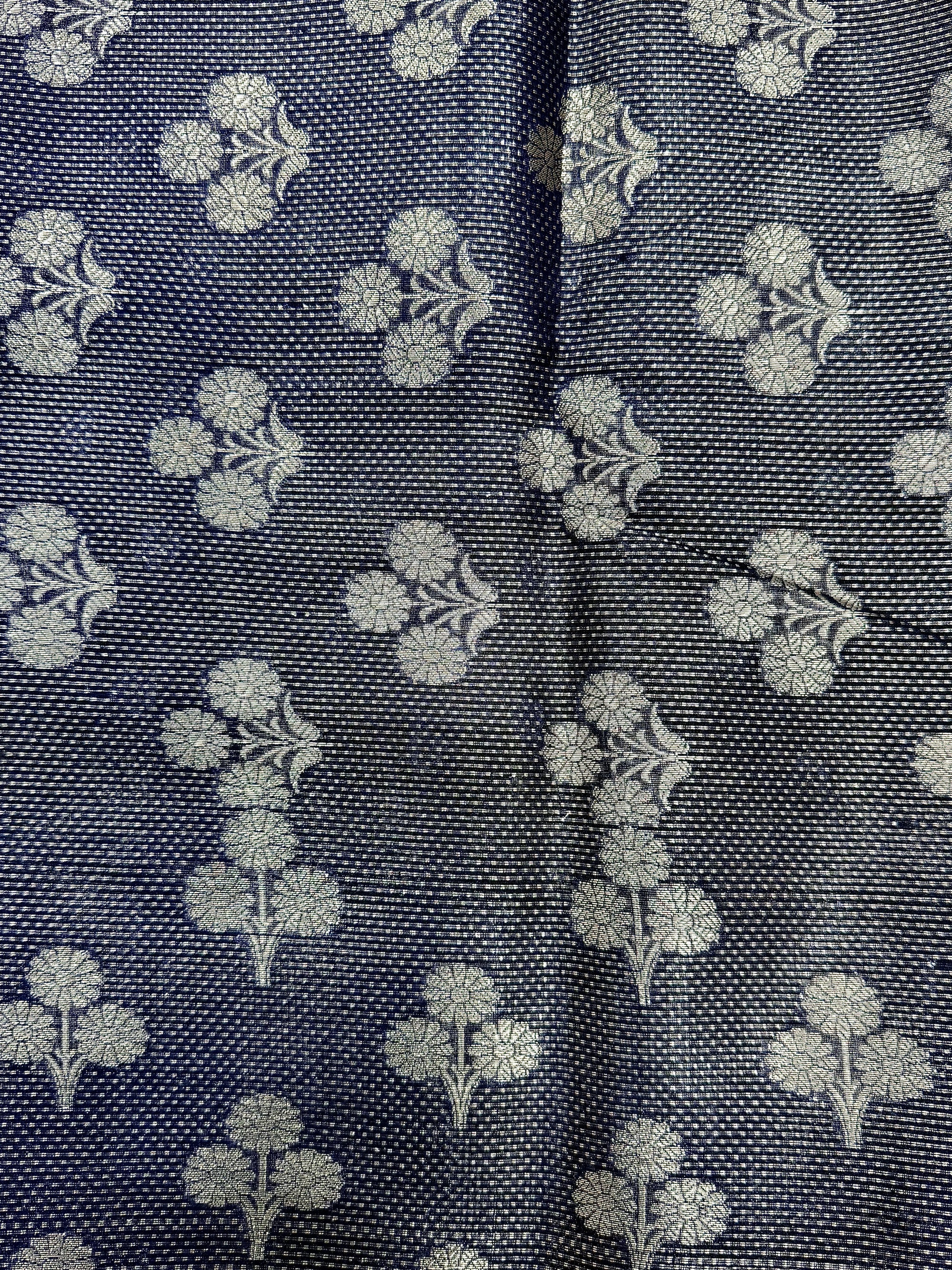 Raw Linen Woven Saree