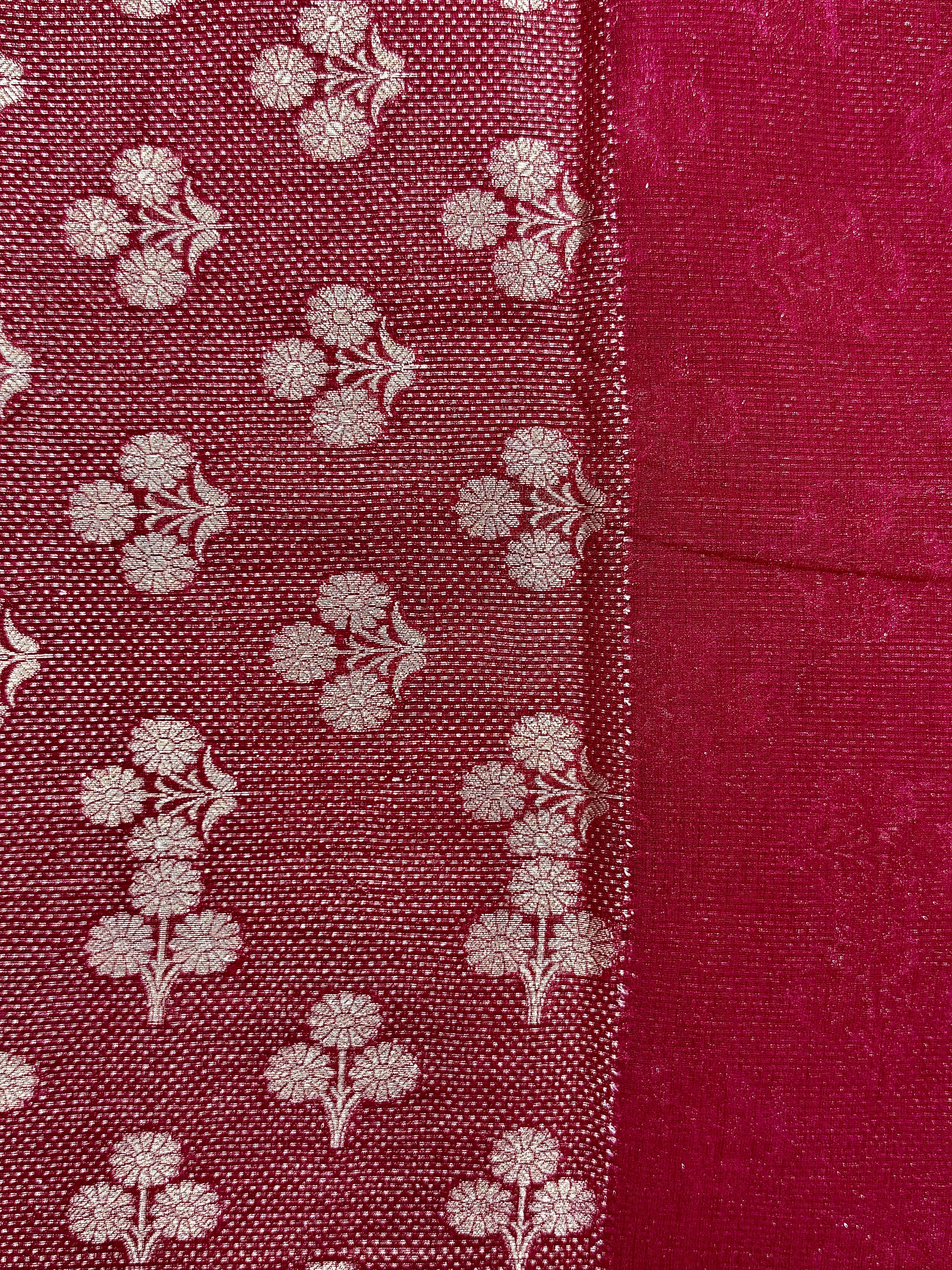 Raw Linen Woven Saree