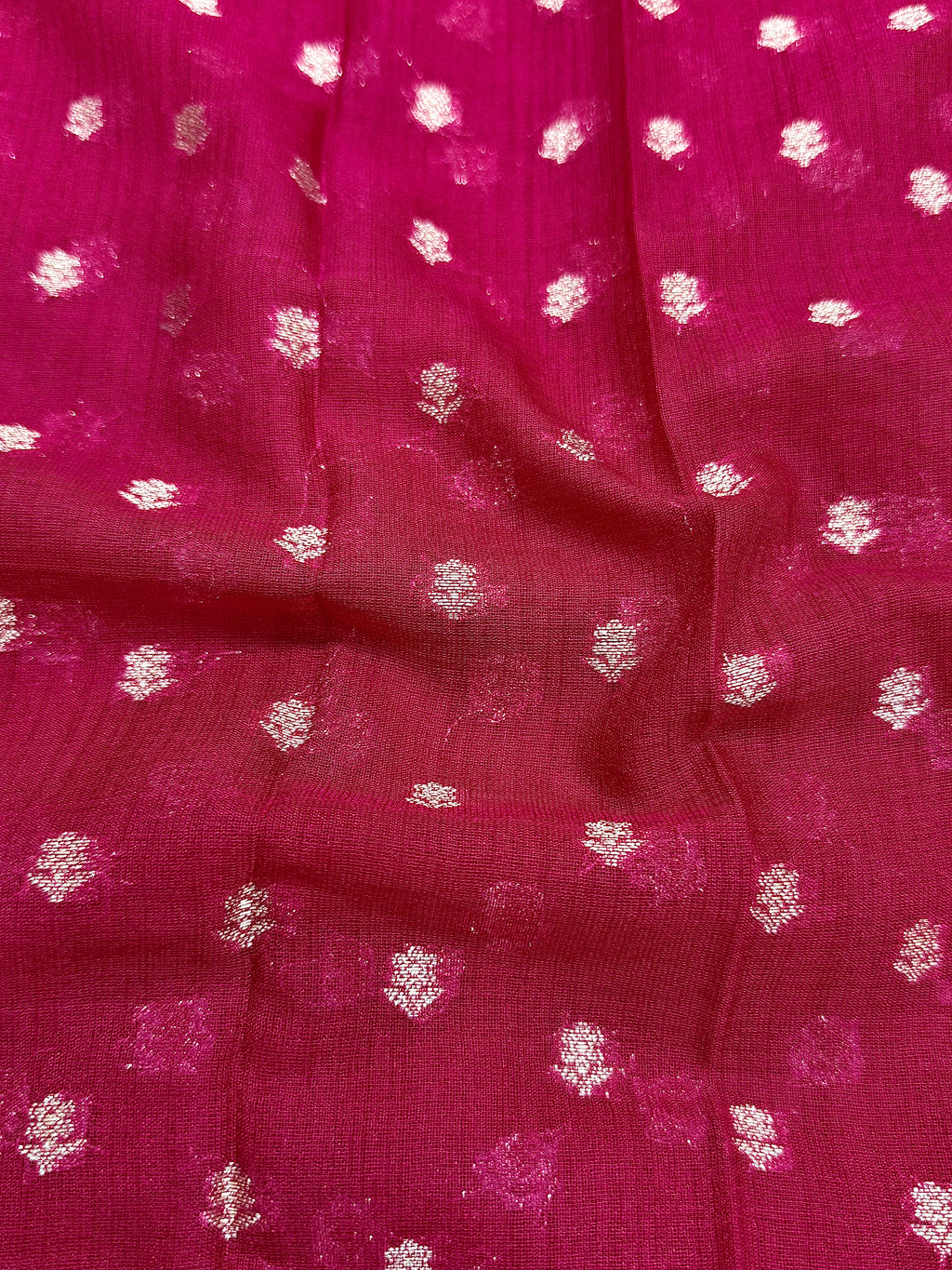 Raw Linen Woven Saree