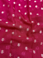 Raw Linen Woven Saree
