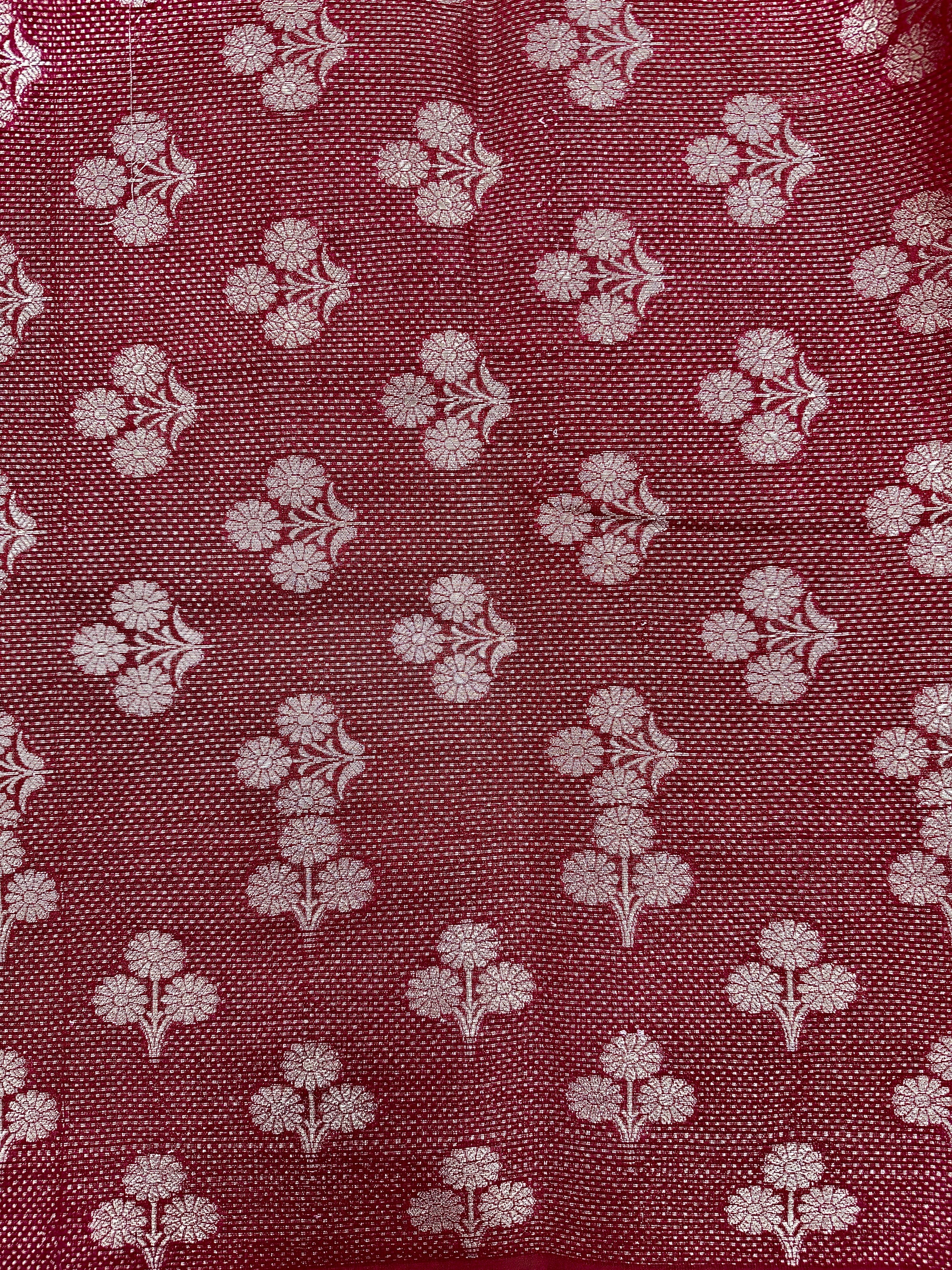 Raw Linen Woven Saree