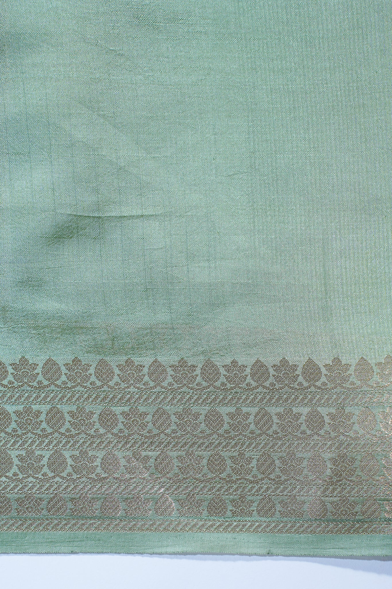 Green Pure Chiniya Silk Saree