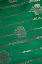 Green Pure Chiniya Silk Saree