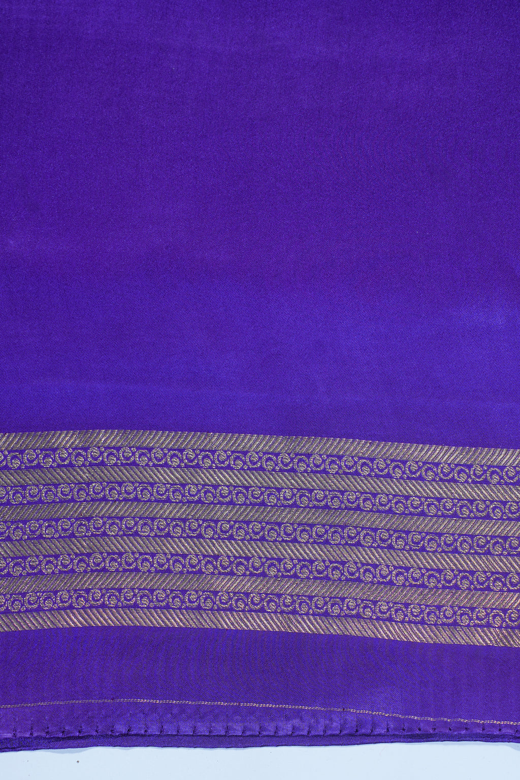 Purple Viscose Satin Fancy Saree
