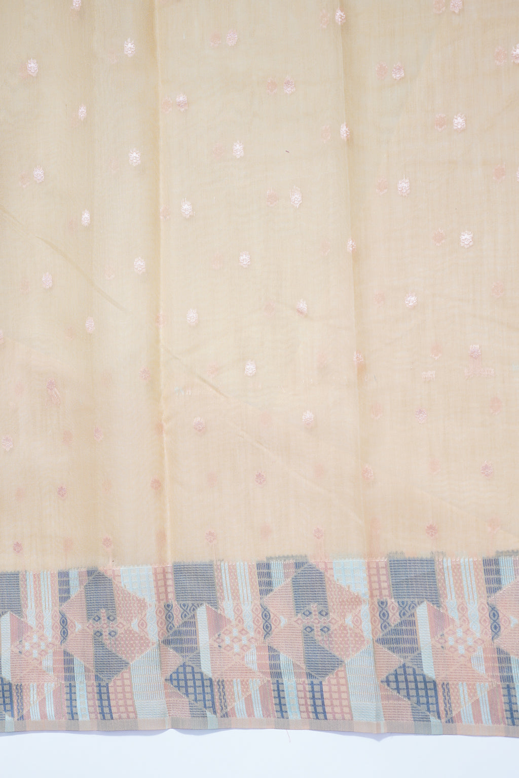 Brown Cotton Linen Weaving Saree