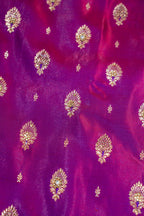 Pink Banarasi Saree with Green Pallu
