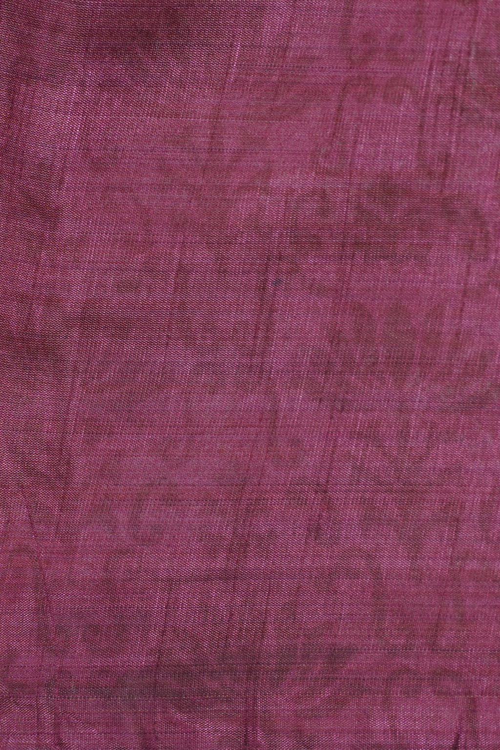 Magenta Tussar Silk Saree with Kalamkari Print (washable)