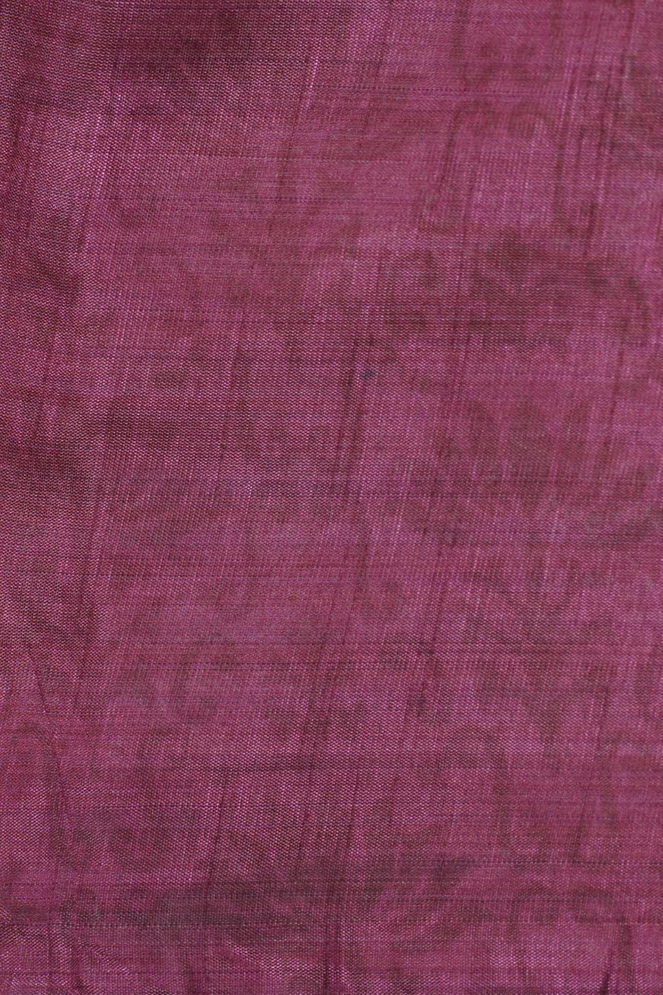 Magenta Tussar Silk Saree with Kalamkari Print (washable)