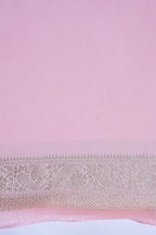 Pink Kora Satin Rangkat Saree with Gold Embroidery
