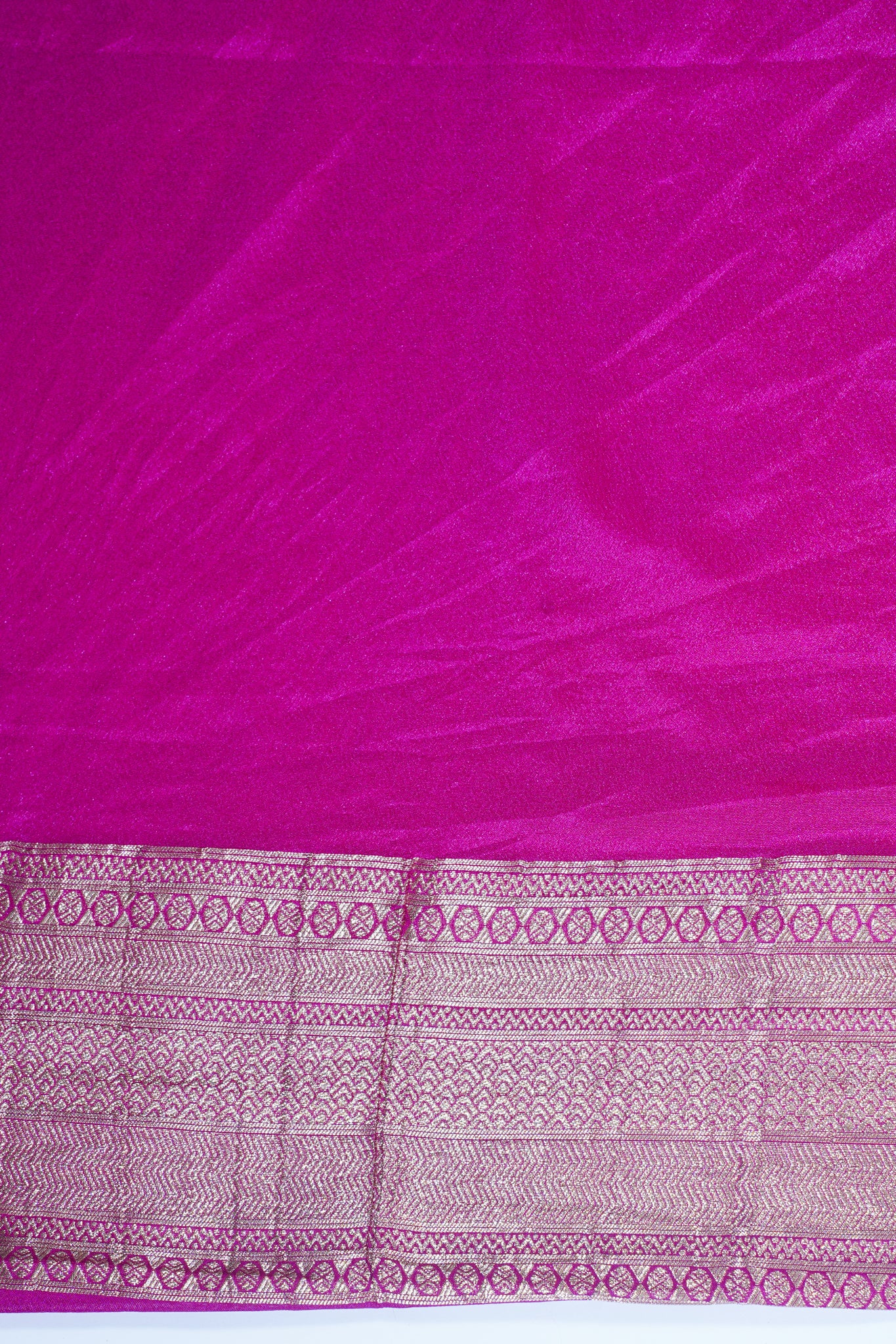 Pink Banarasi Woven Katan Silk Saree Allover Floral Zari work