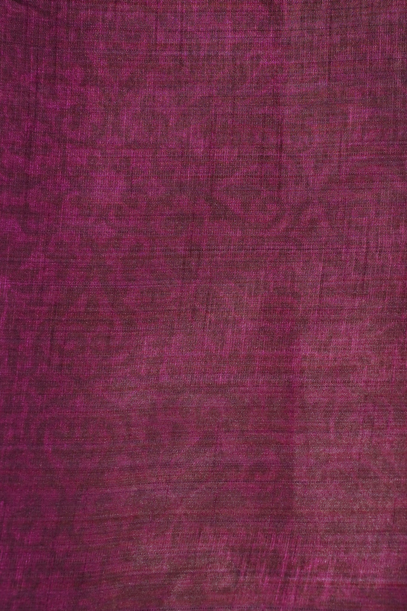 Chocolate Brown Tussar Silk Saree with Kalamkari Print (Washable)