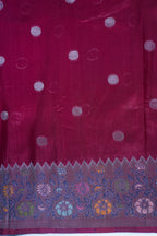 Red Tussar Pathony Saree