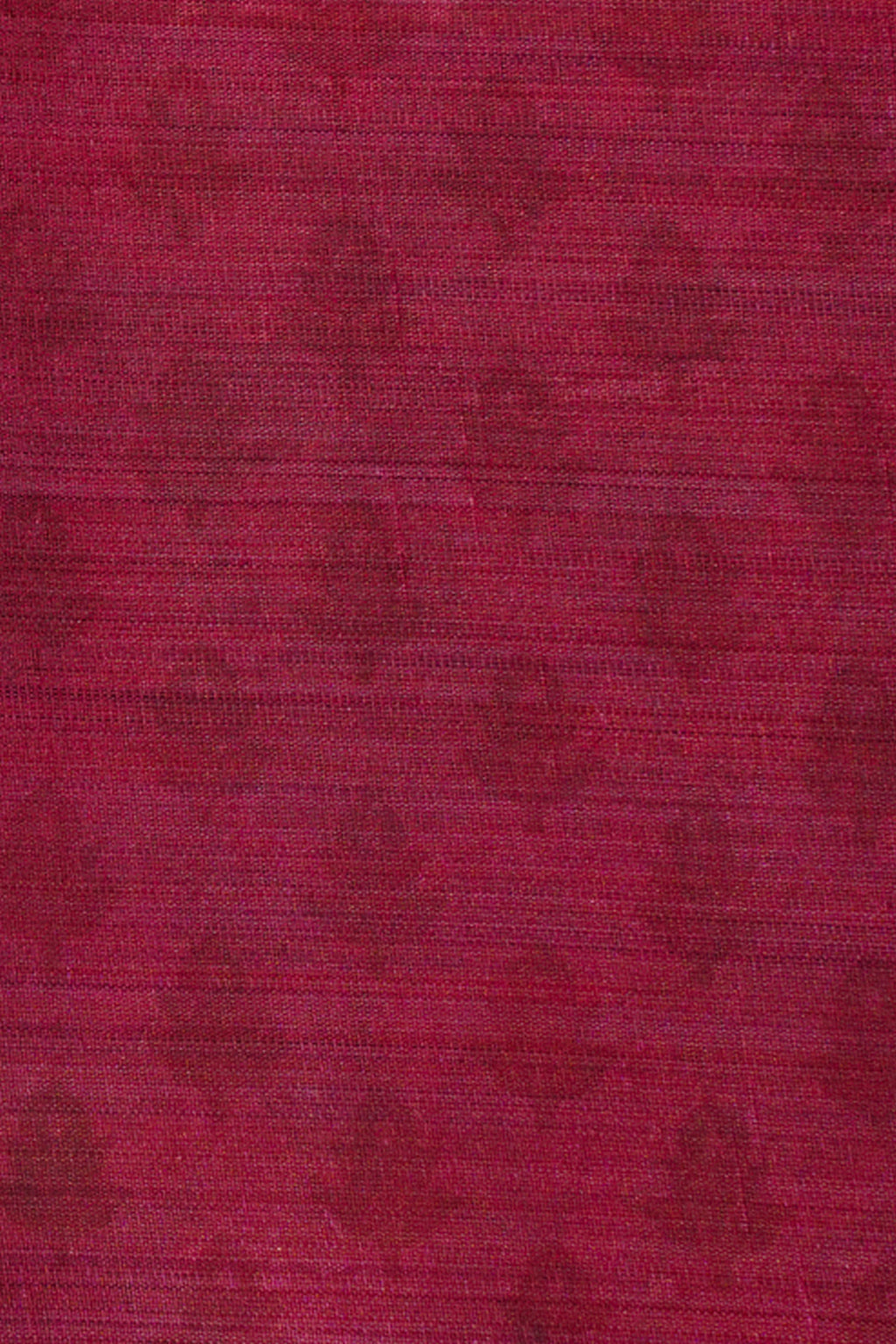 Cream Tussar Silk Saree with Wine Border & Kalamkari Print