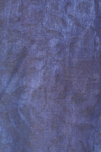 Blue Cotton Saree with Block Print