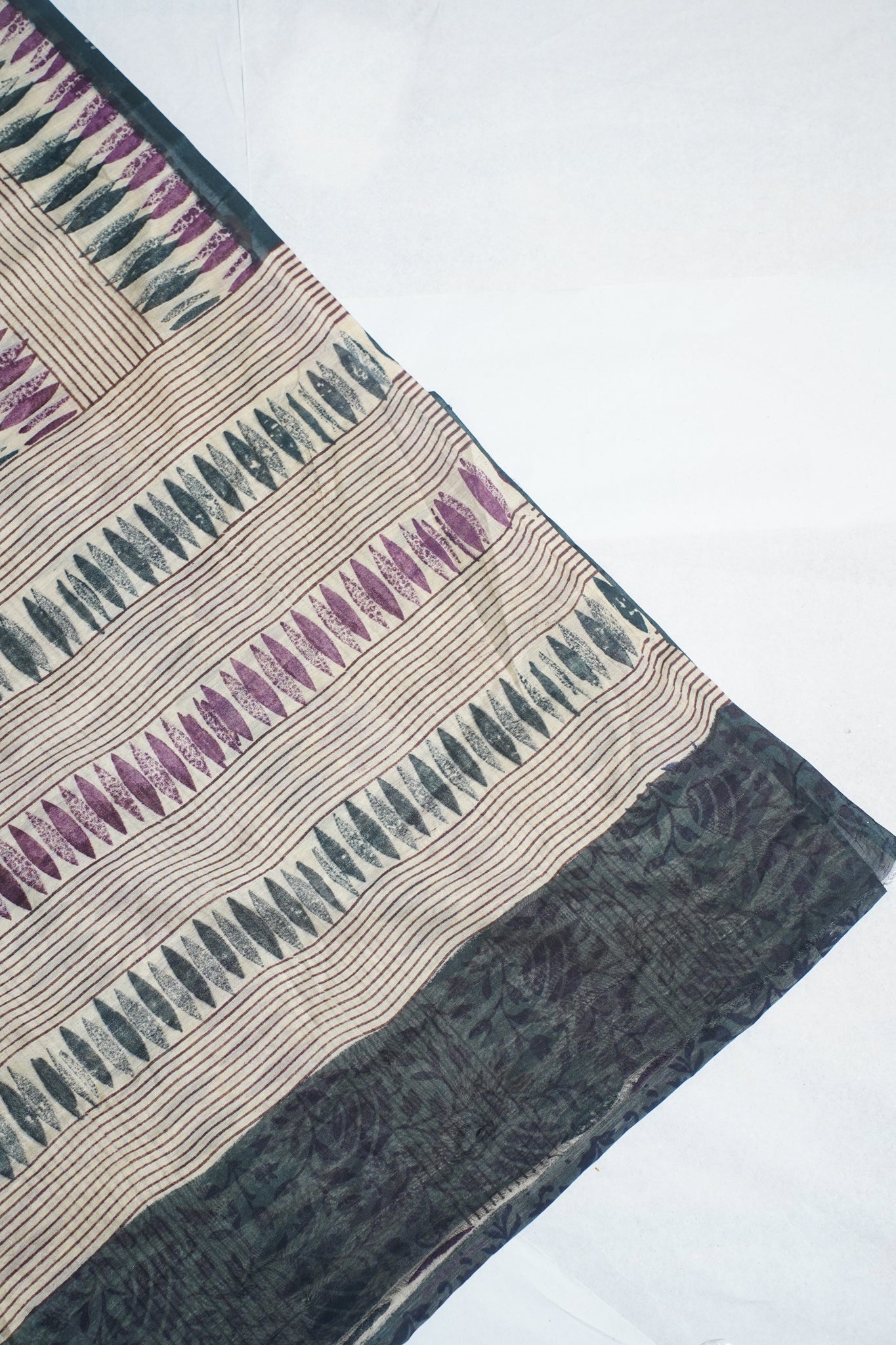 Cotton Block Print Saree