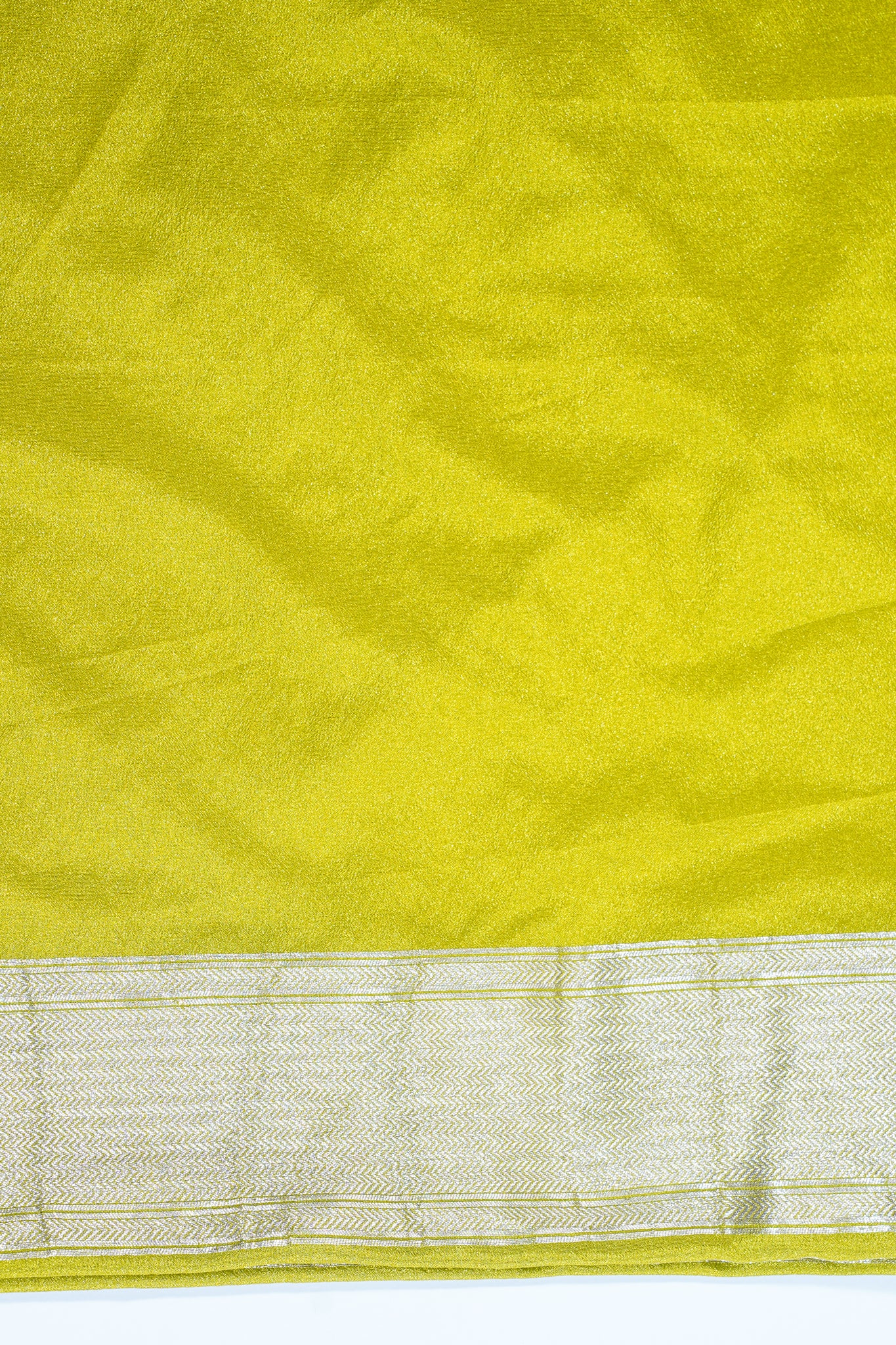 Purple Viscose Georgette Saree with Yellow Contrast Border