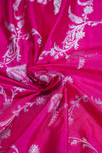 Red Banarasi Mushroo Satin Saree