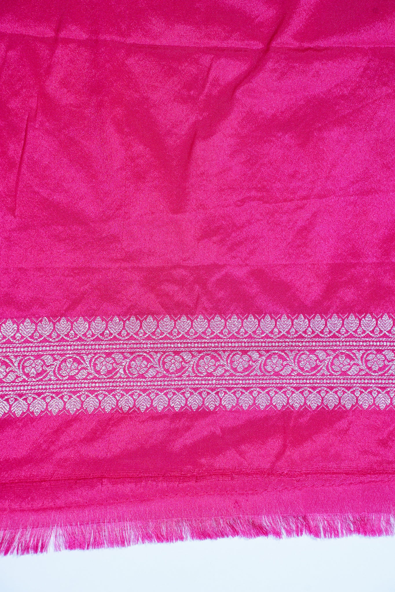Red Banarasi Mushroo Satin Saree