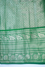 Pista Green Pure Chiniya Silk Saree