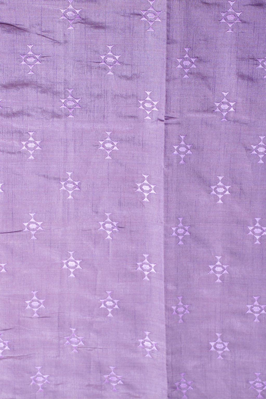 Purple Raw Tussar Saree with Buti Embroidery
