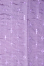 Purple Raw Tussar Saree with Buti Embroidery