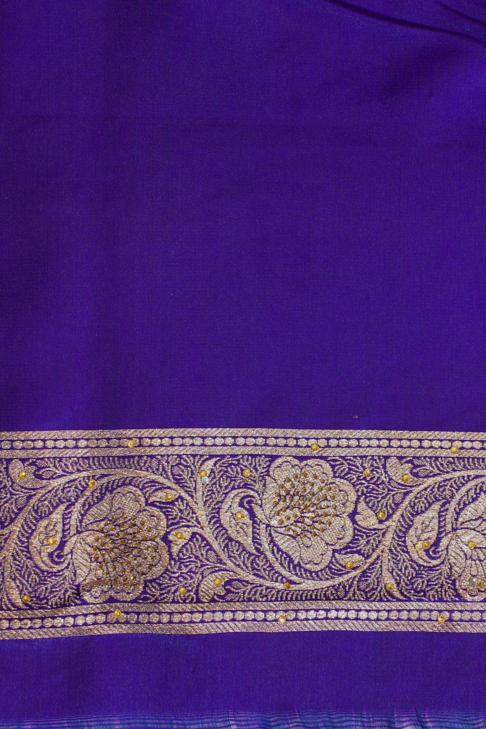 Purple Banarasi Saree