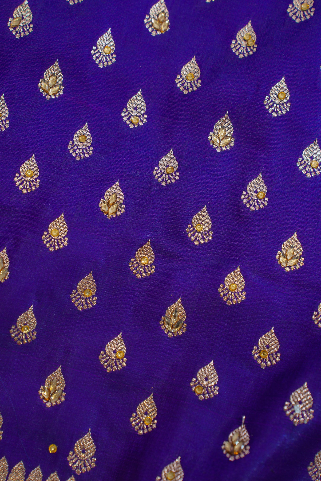 Purple Banarasi Saree