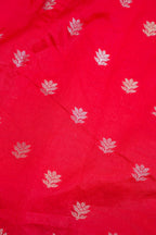 Red Semi Katan Silk Saree