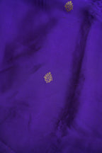 Purple Viscose Satin Fancy Saree