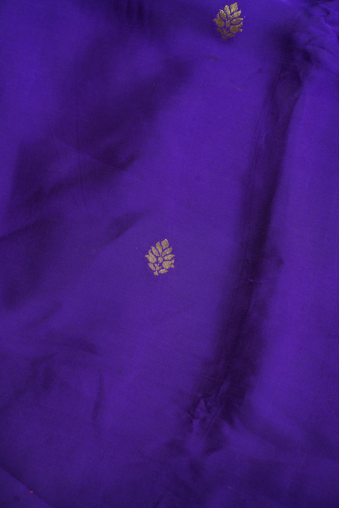 Purple Viscose Satin Fancy Saree