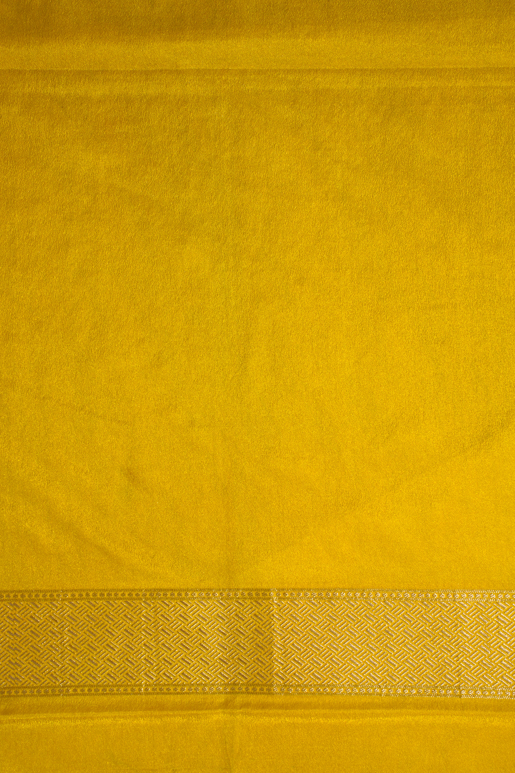 Purple Banarasi Woven Katan Silk Saree with Yellow Contrast Border