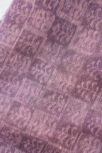 Lavender Mul Cotton–Mul Chanderi Suit Set with Block Print