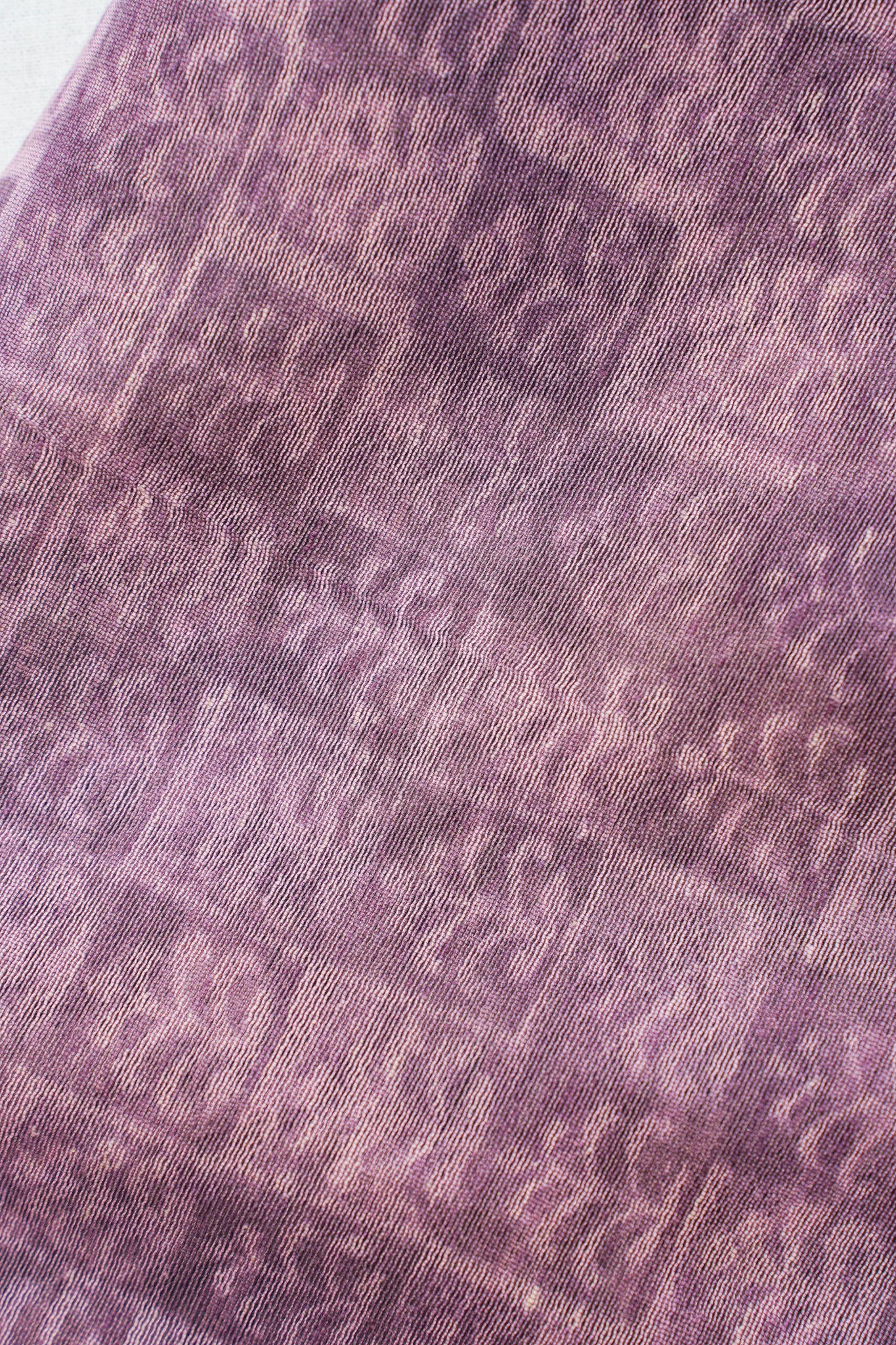 Lavender Mul Cotton–Mul Chanderi Suit Set with Block Print