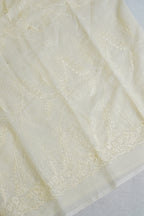 Ivory Mul Cotton–Mul Chanderi Suit Set