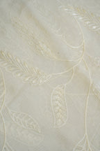 Ivory Mul Cotton–Mul Chanderi Suit Set