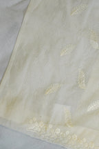 Ivory Mul Cotton–Mul Chanderi Suit Set