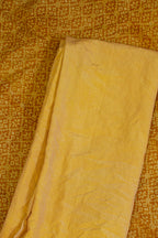 Mustard Yellow Mul Cotton–Mul Chanderi Suit Set