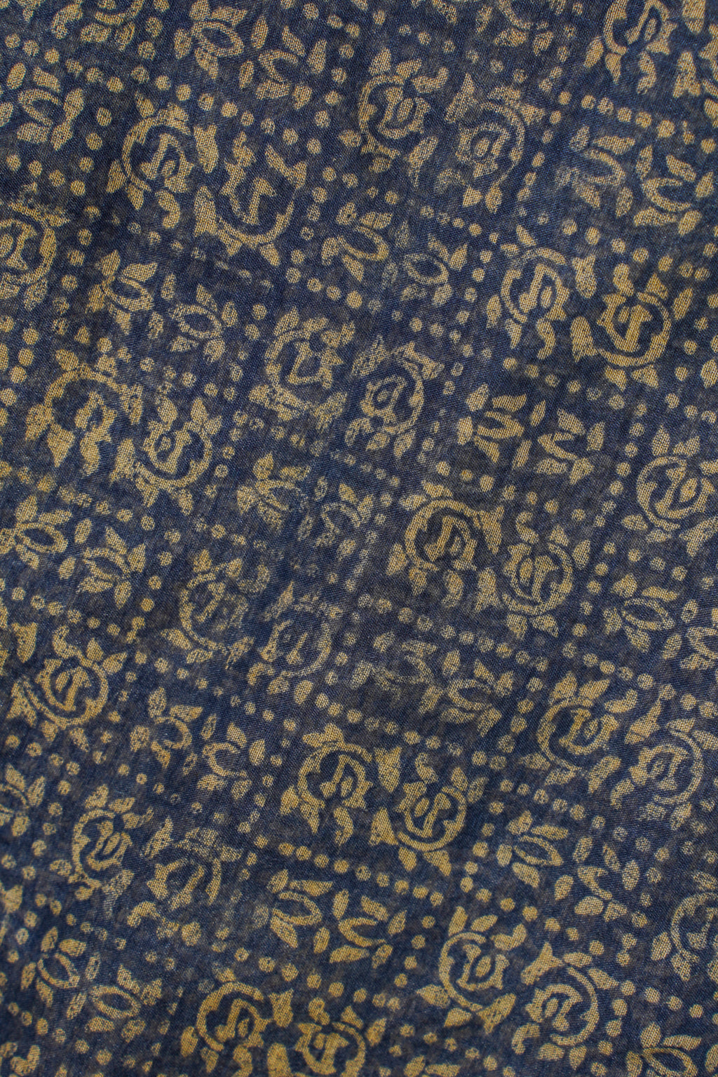Deep Indigo Blue Mul Cotton–Mul Chanderi Suit Set
