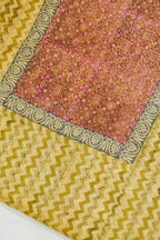 Olive Green Mul Cotton–Mul Chanderi Suit Set