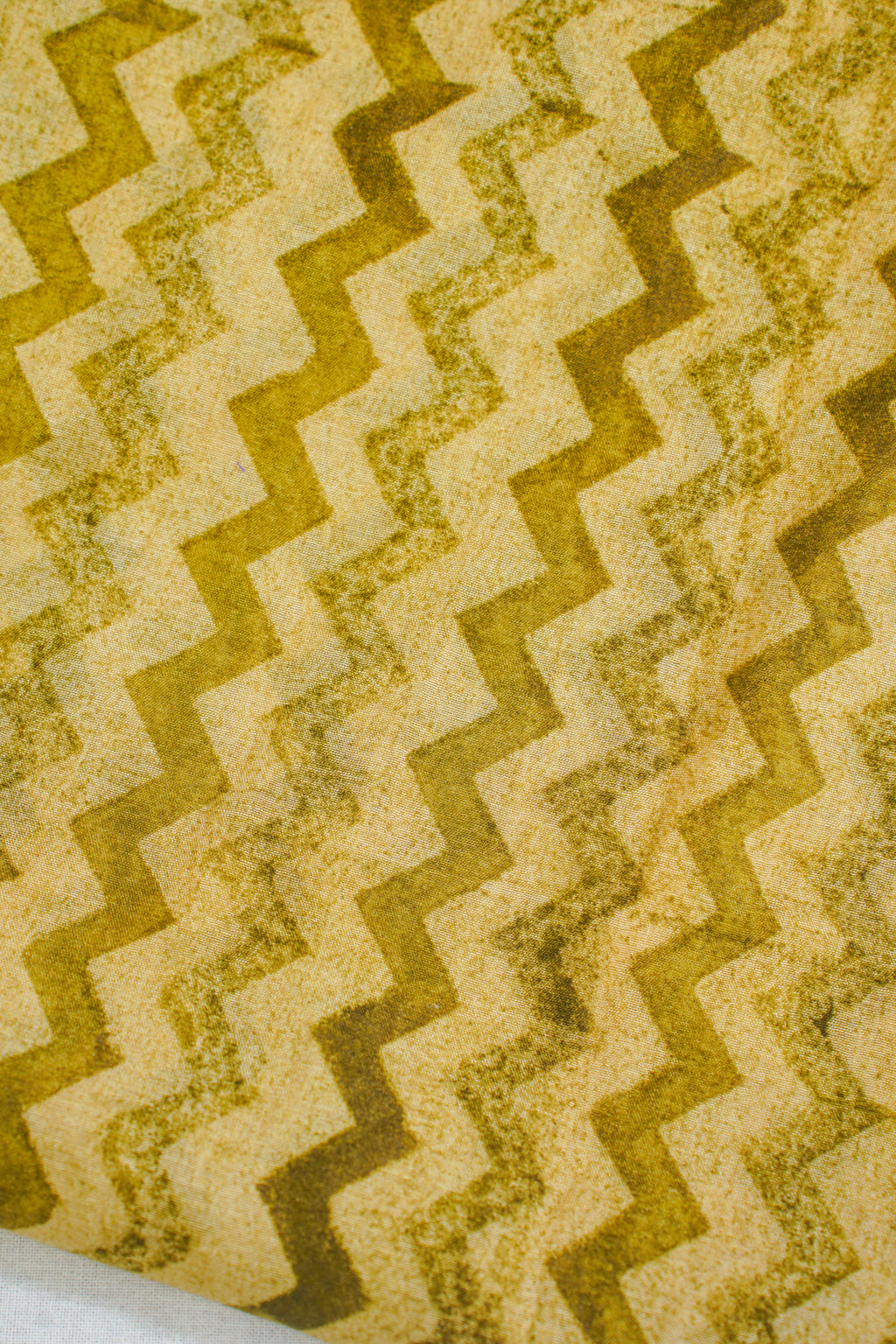 Olive Green Mul Cotton–Mul Chanderi Suit Set