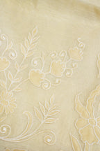 Beige Pure Linen Tissue Suit Set