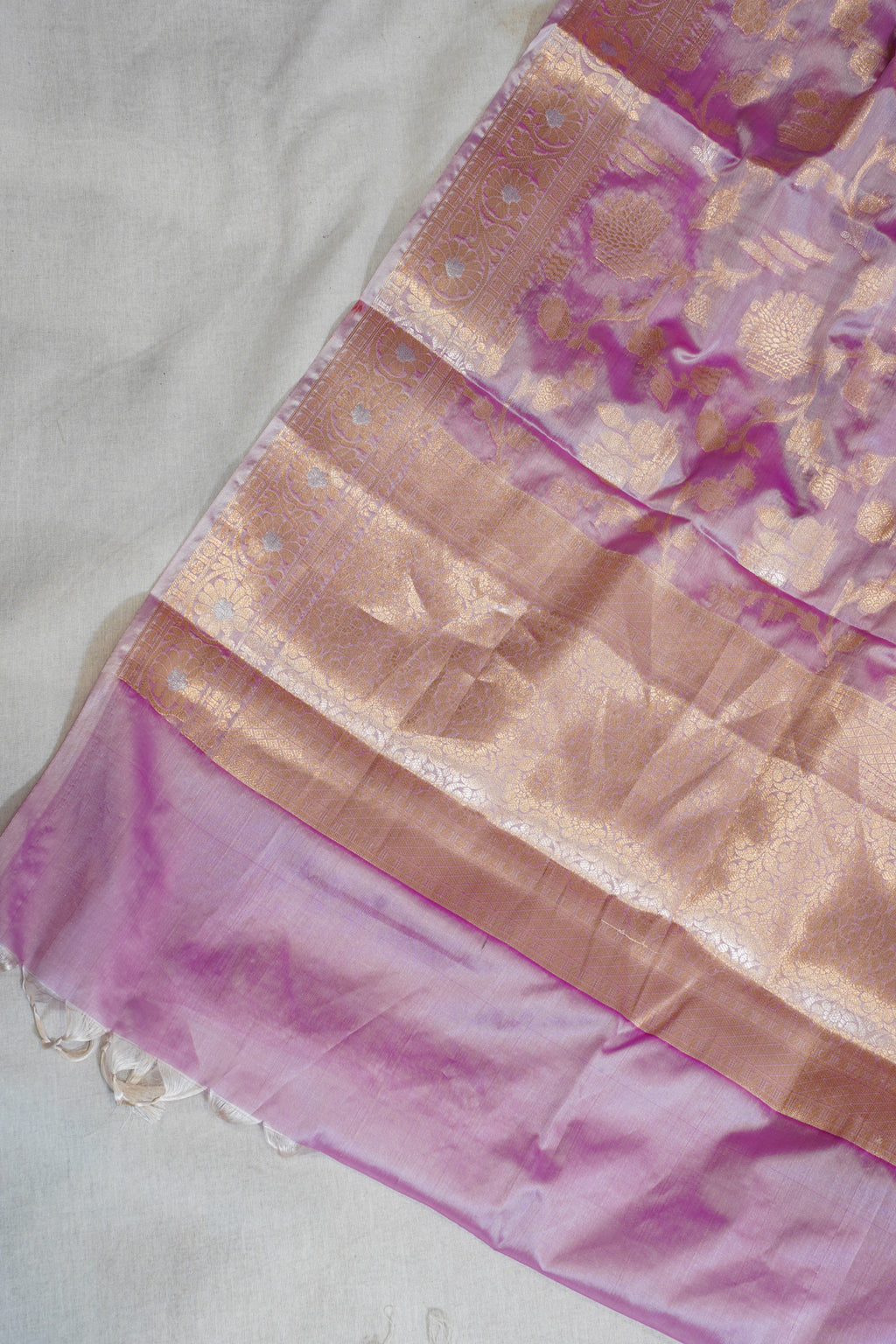 Royal Purple Katan Silk Suit Set