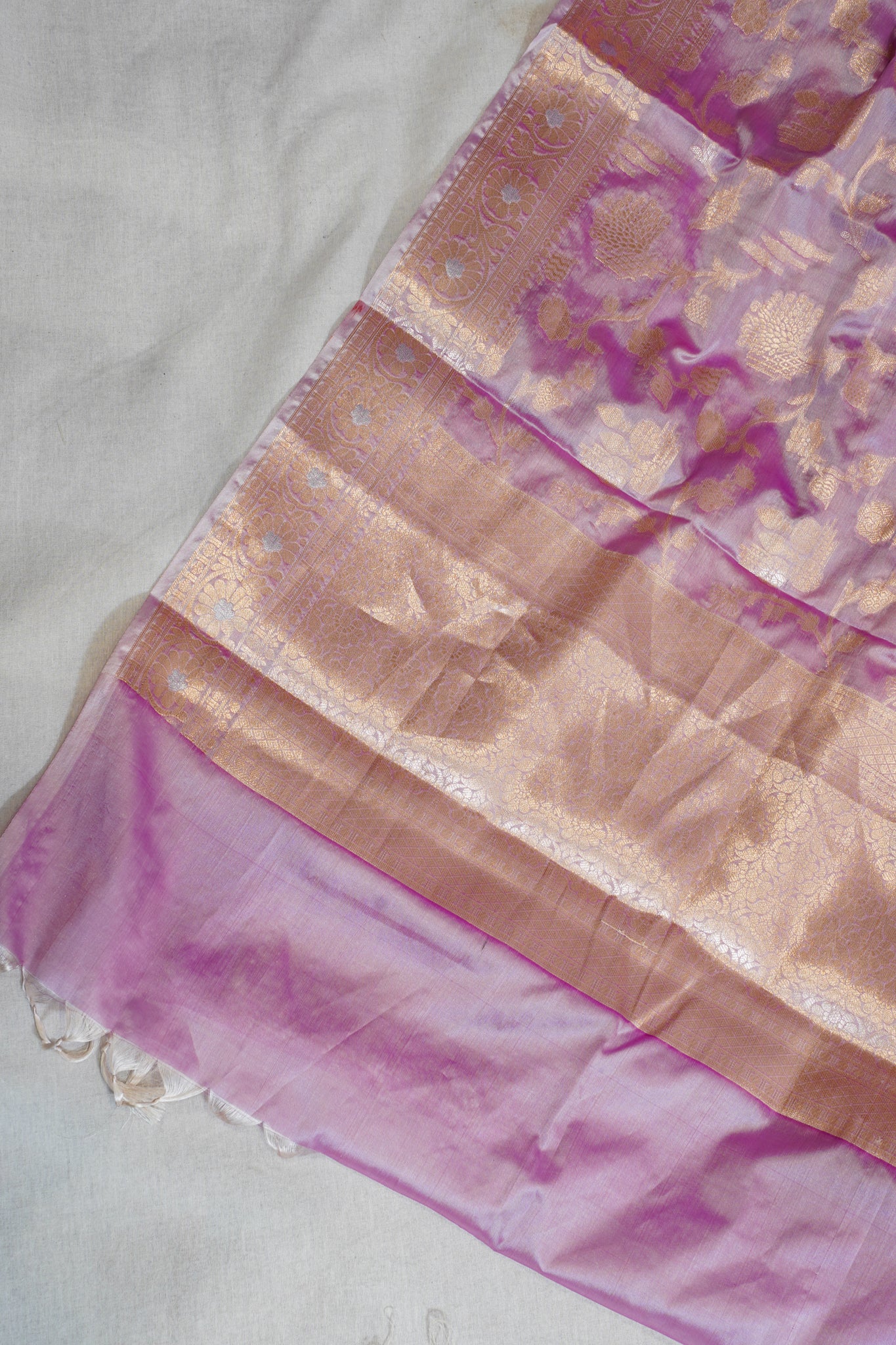Royal Purple Katan Silk Suit Set
