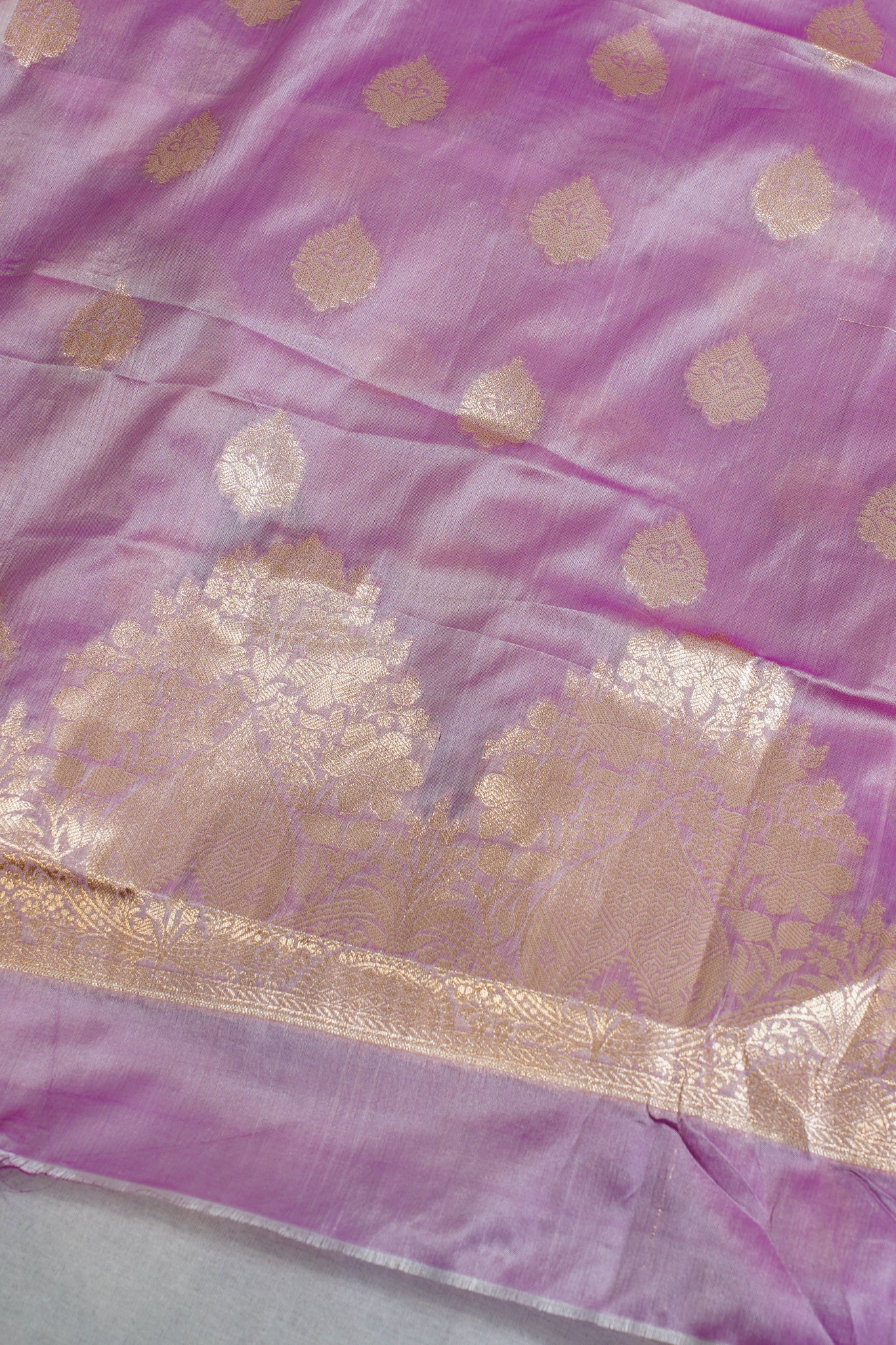 Royal Purple Katan Silk Suit Set