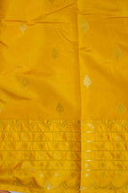 Yellow Semi Katan Silk Saree