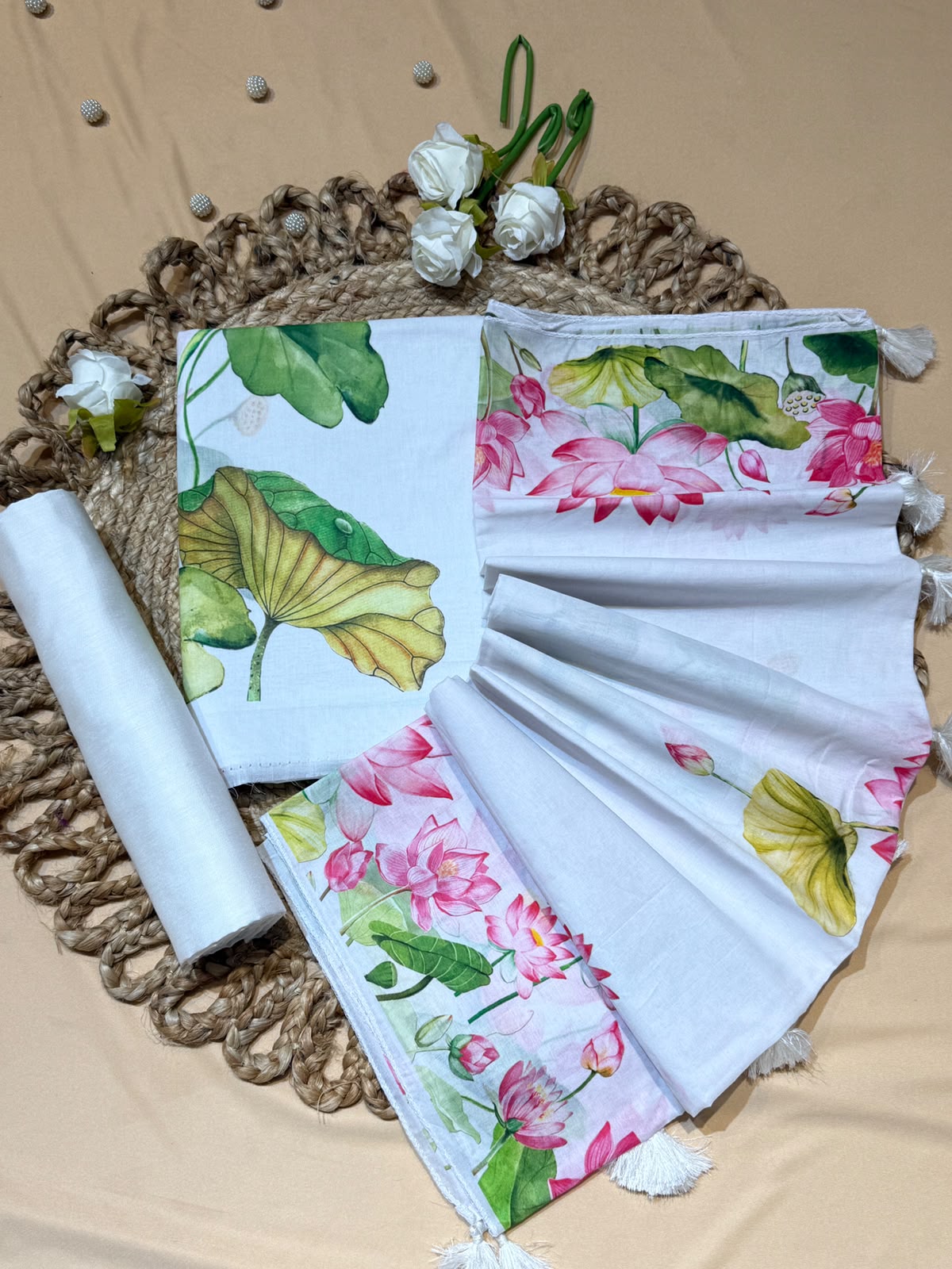 Pure mul cotton with digital print (unstitched)